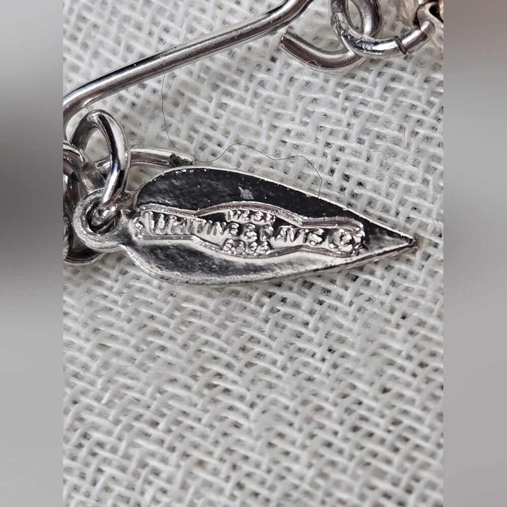 Whiting and Davis Mesh Mates Bib Cowl Necklace Silver - Picture 6 of 6